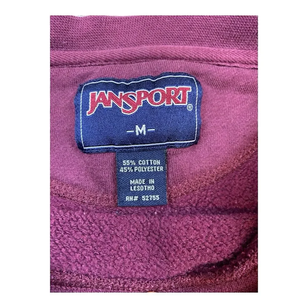 Vintage Jansport Winthrop University Pullover Sweatshirt Unisex Size MEDIUM‎ - Picture 4 of 8